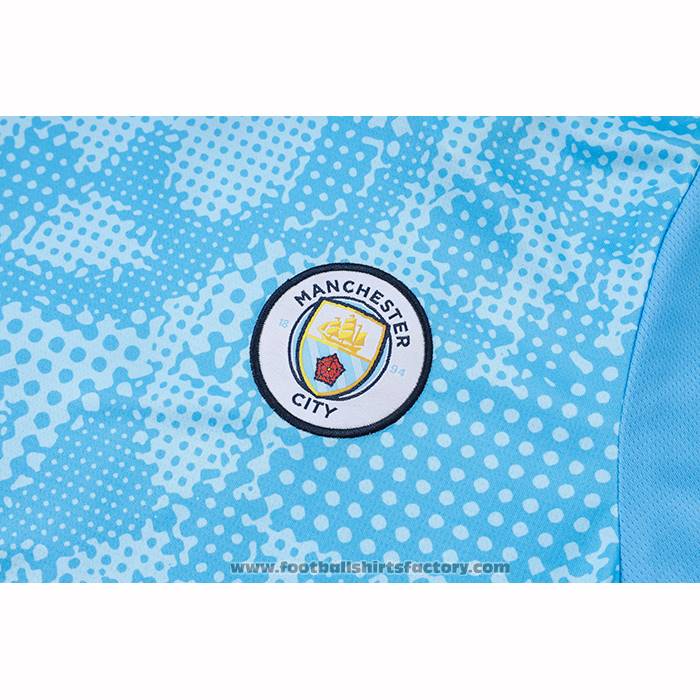 Tracksuit Manchester City Short Sleeve 2025-2026 Blue - Shorts